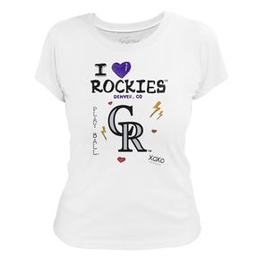 I Heart Rockies Women's Tee Shirt - Tiny Turnip