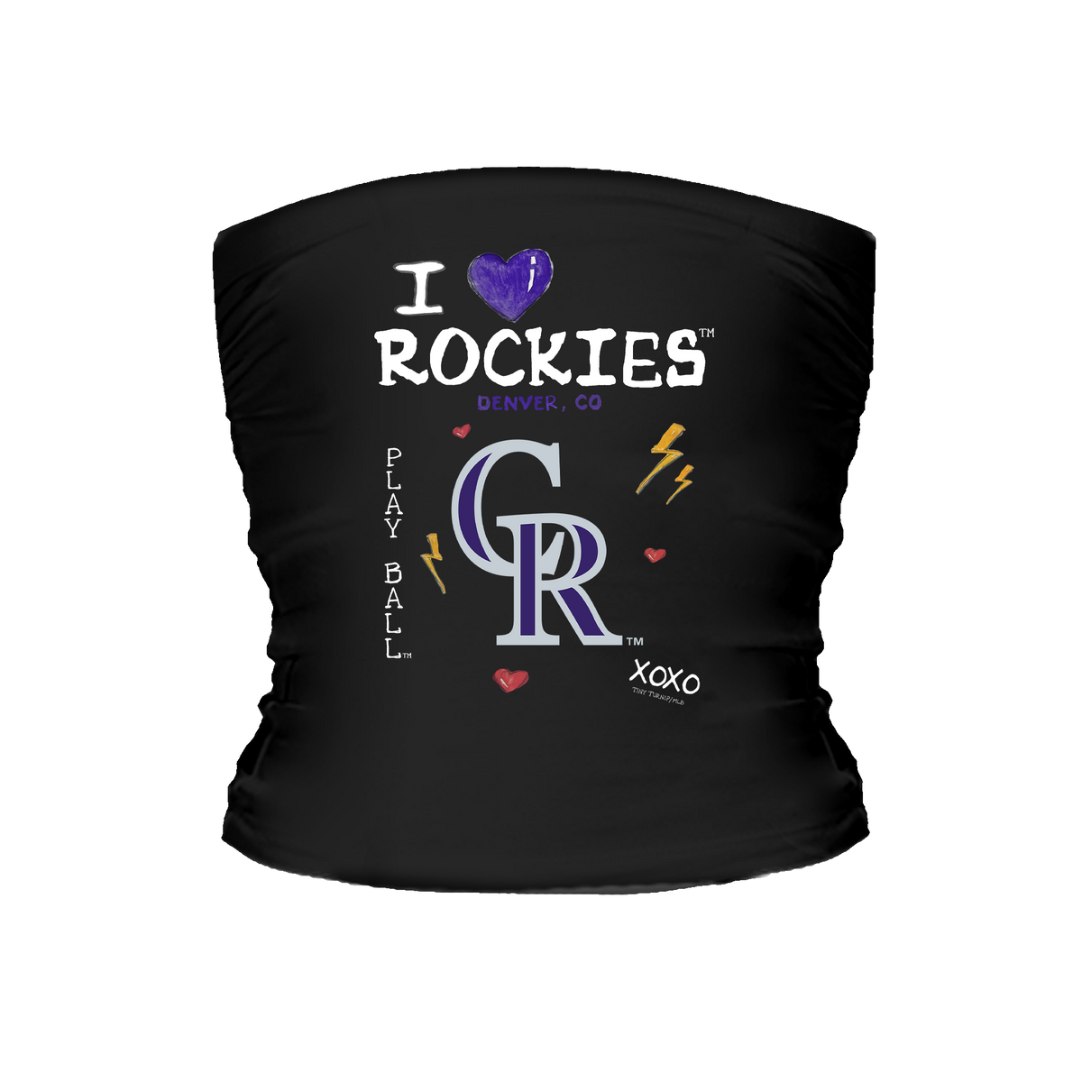I Heart Rockies Tube Top - Tiny Turnip