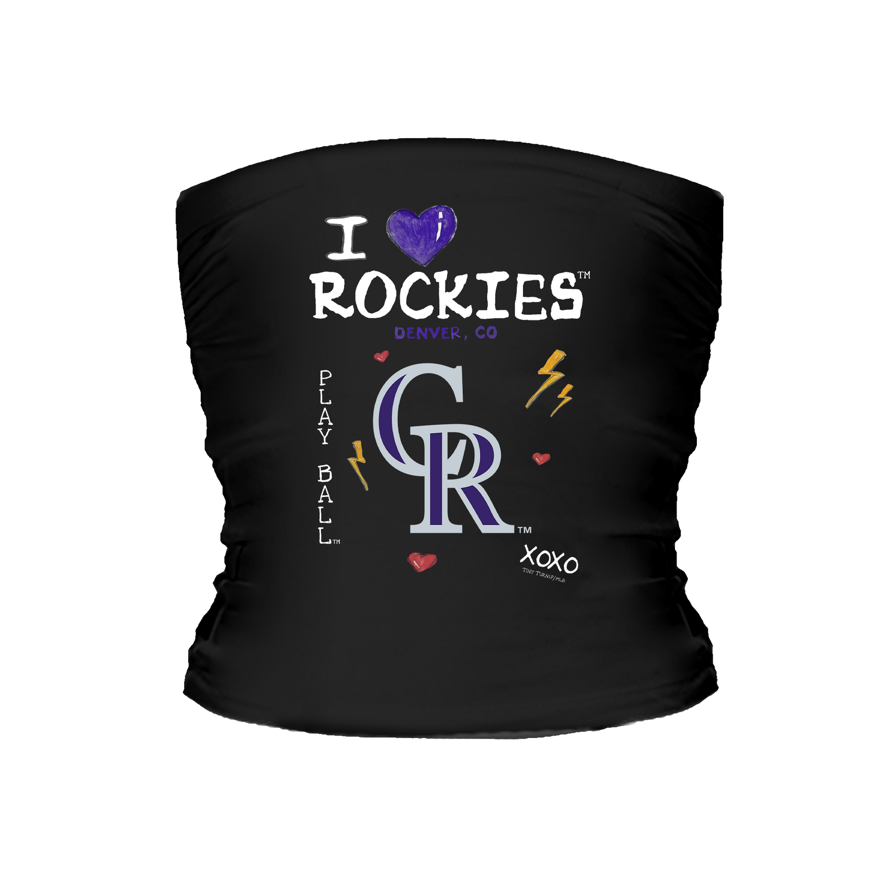 I Heart Rockies Tube Top - Tiny Turnip
