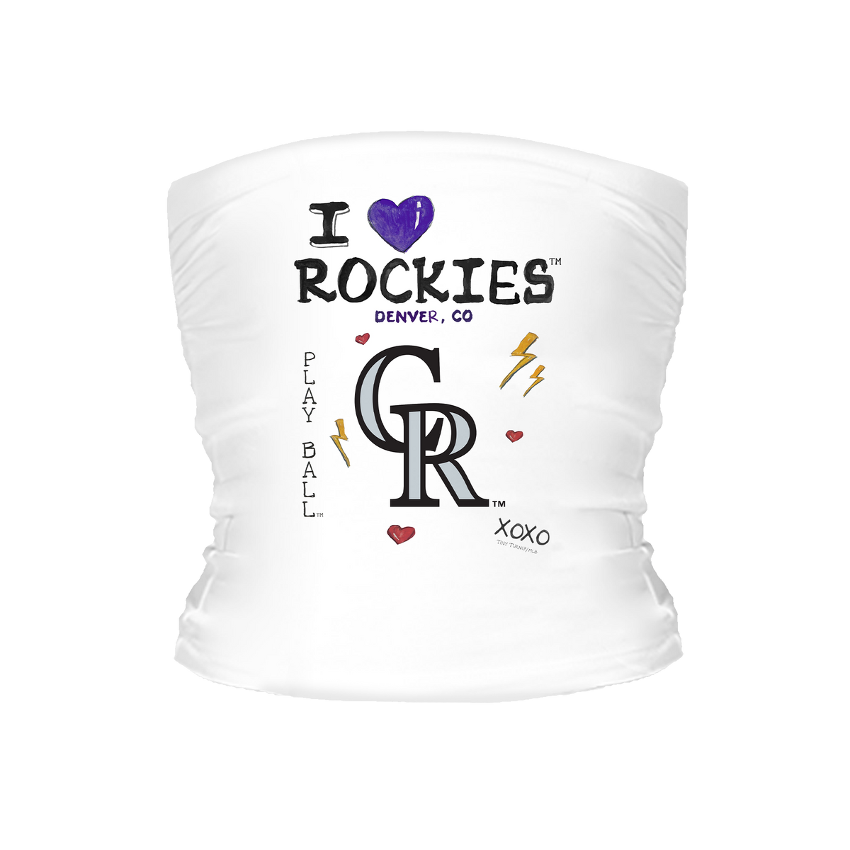 I Heart Rockies Tube Top - Tiny Turnip