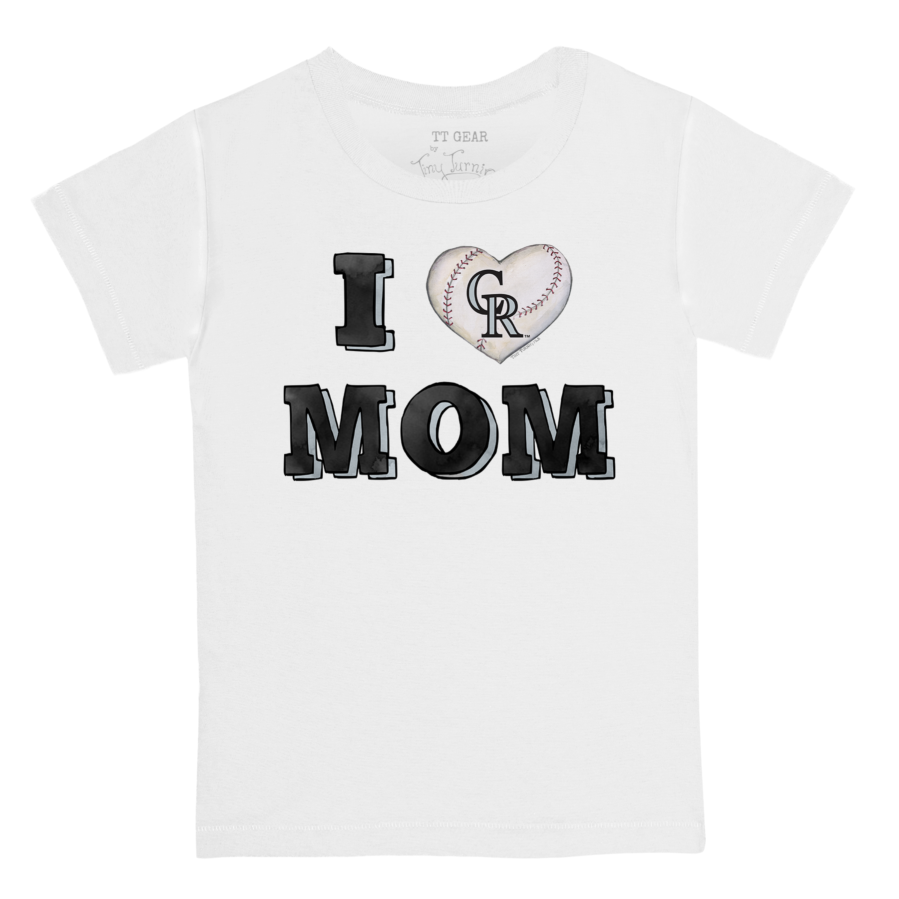 Colorado Rockies I Love Mom Tee Shirt