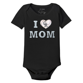 Colorado Rockies I Love Mom Short Sleeve Snapper