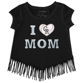 Colorado Rockies I Love Mom Fringe Tee