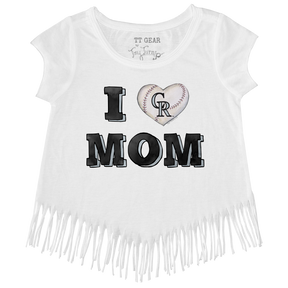 Colorado Rockies I Love Mom Fringe Tee