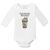 Colorado Rockies Latte Long Sleeve Snapper