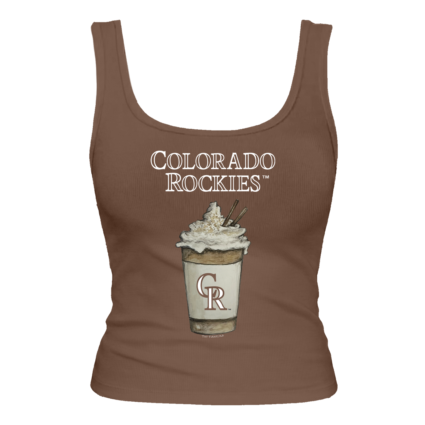Colorado Rockies Latte Emmy Tank