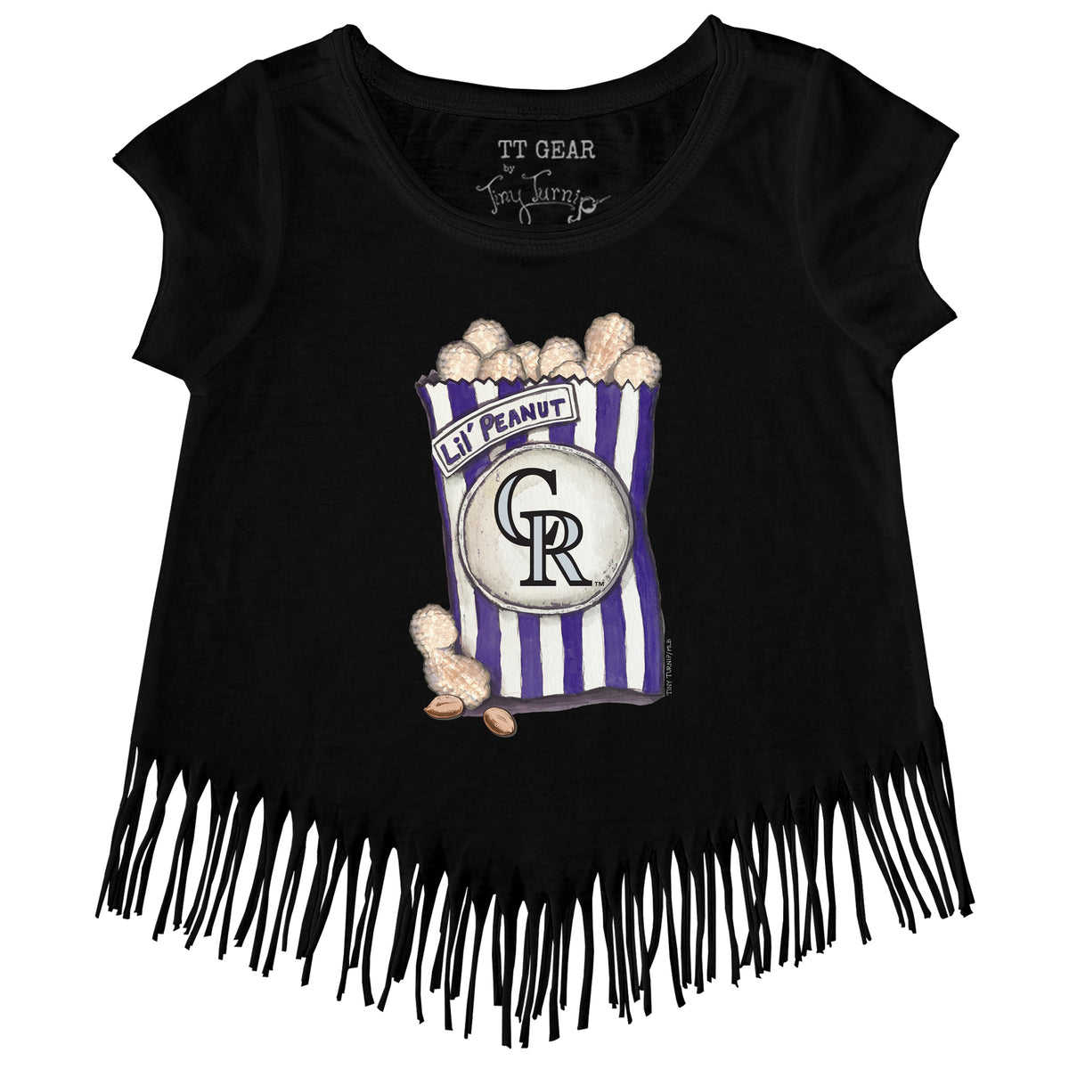 Colorado Rockies Lil' Peanut Fringe Tee