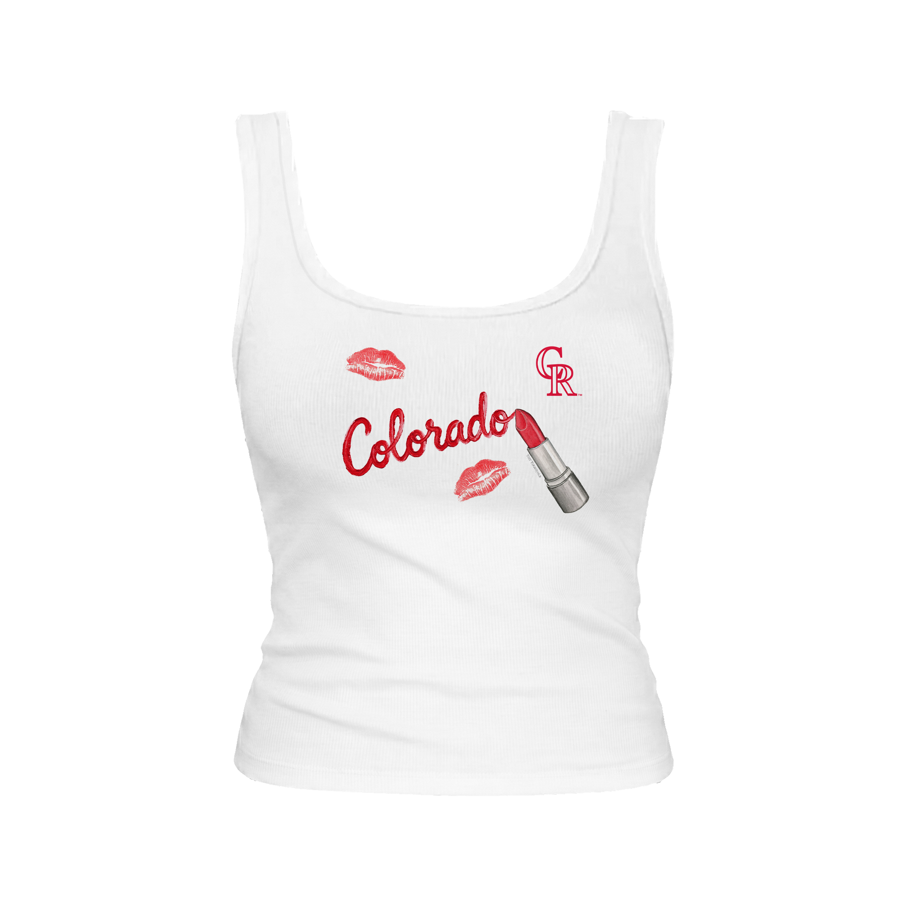 Colorado Rockies Lipstick Emmy Tank