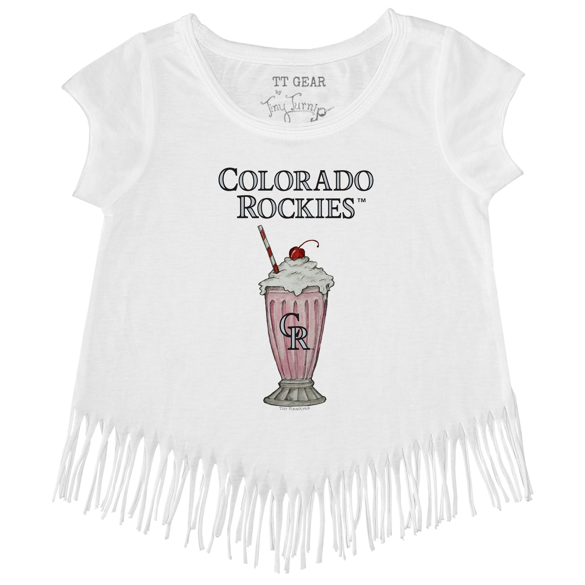 Colorado Rockies Milkshake Fringe Tee