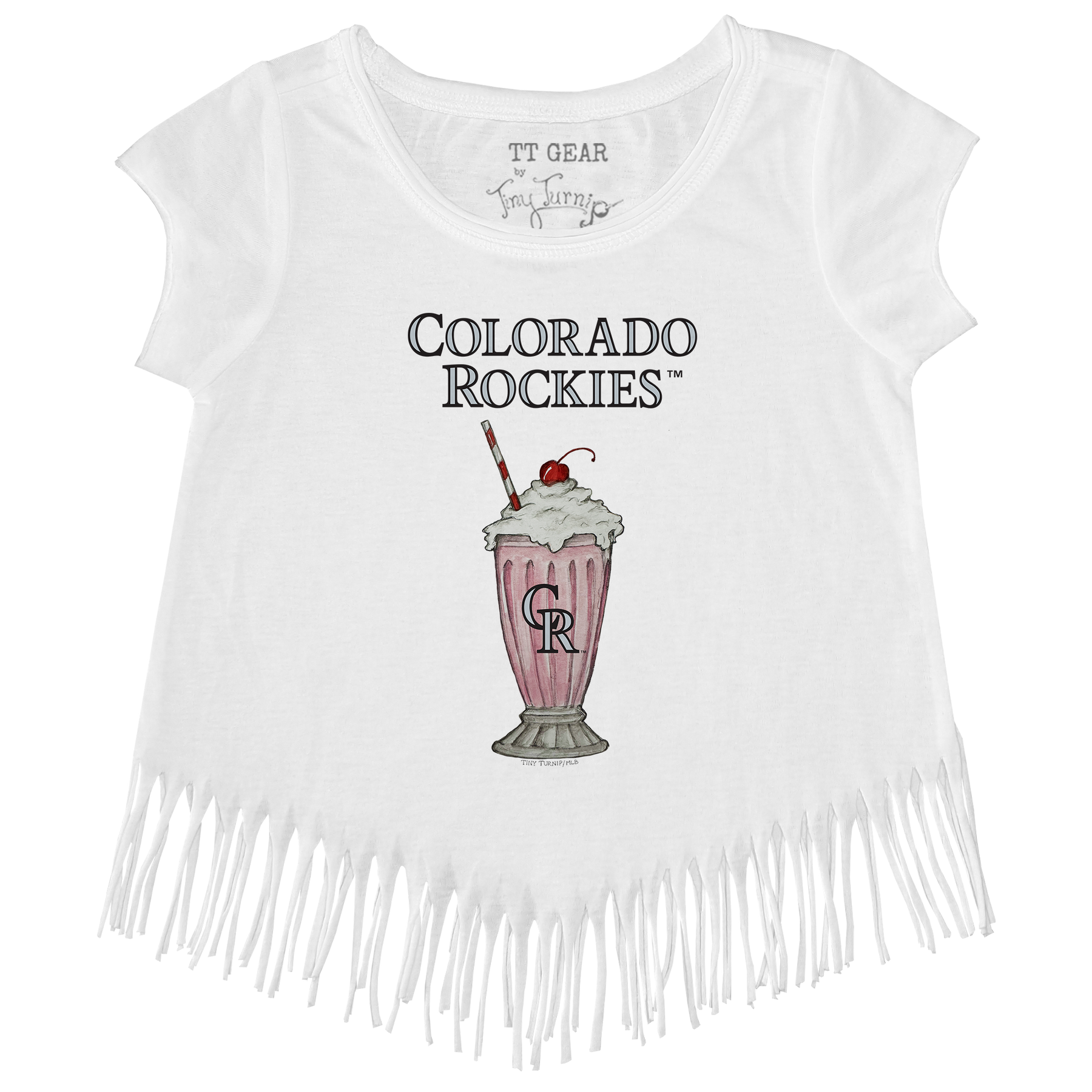 Colorado Rockies Milkshake Fringe Tee