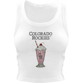 Colorado Rockies Milkshake Crop Tank