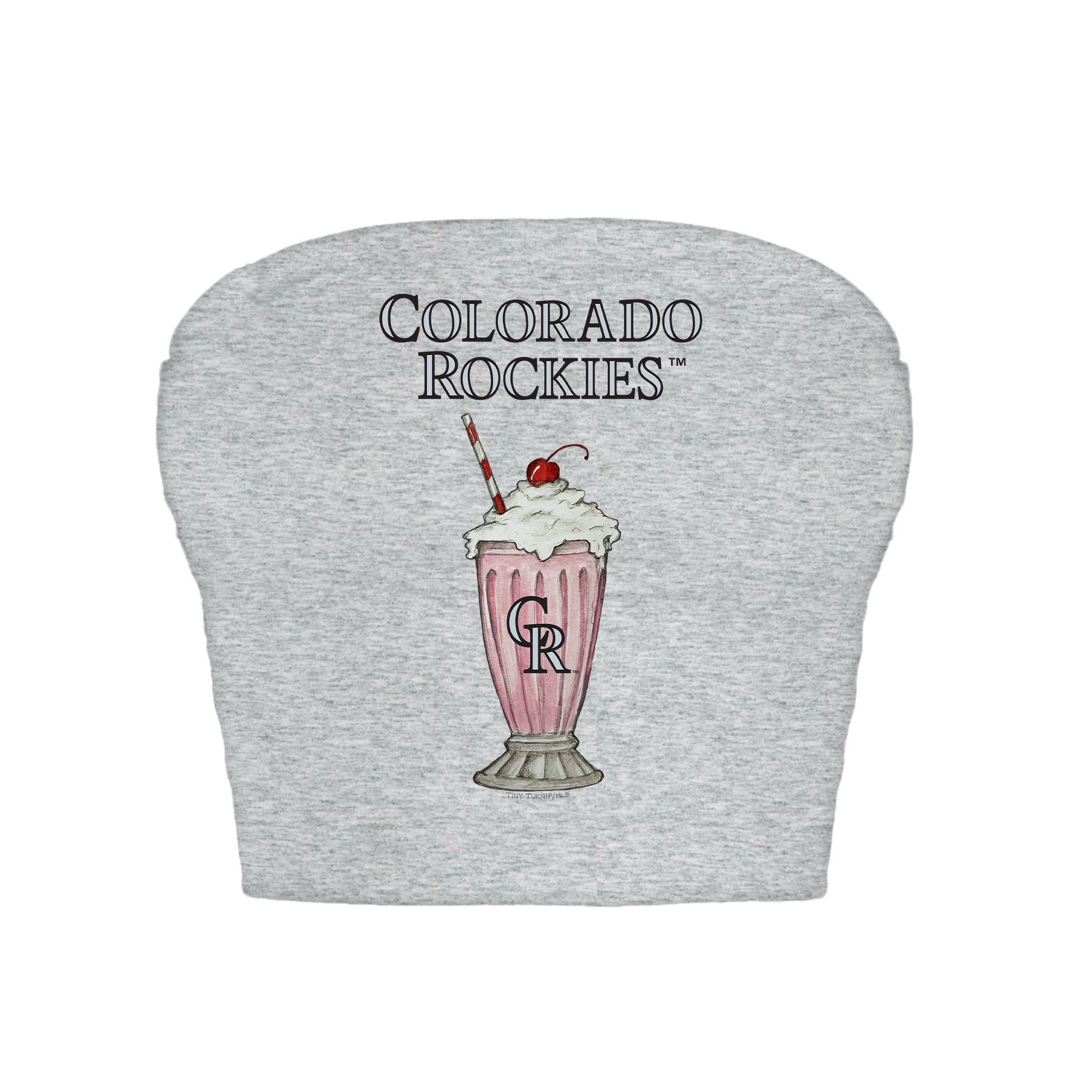 Colorado Rockies Milkshake Crop Tube Top