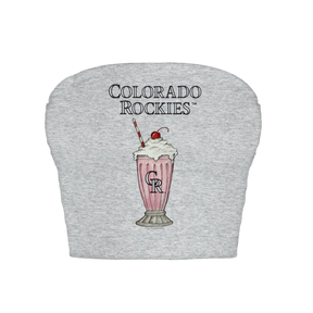 Colorado Rockies Milkshake Crop Tube Top