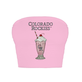 Colorado Rockies Milkshake Crop Tube Top