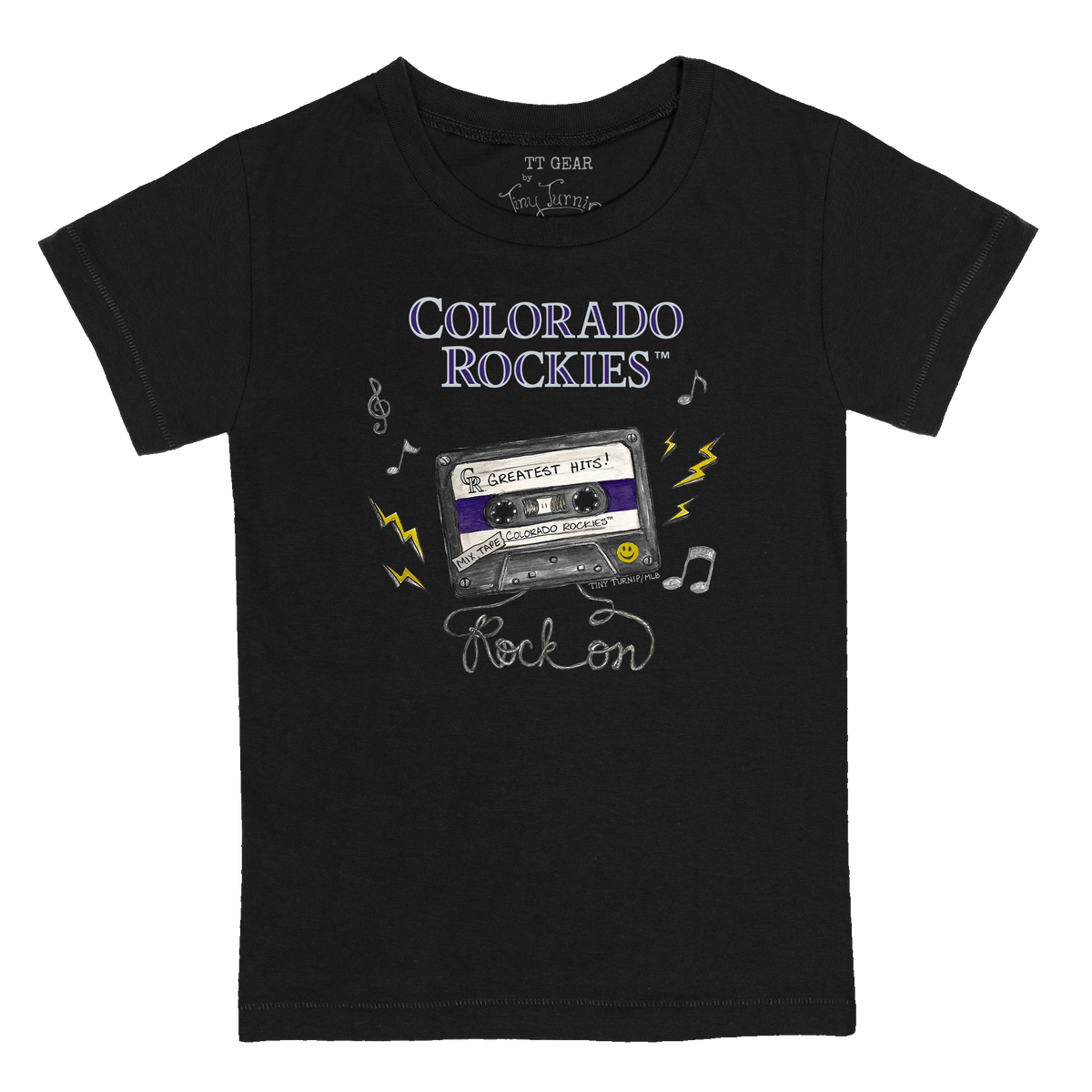 Colorado Rockies Mixtape Kid's Tee Shirt