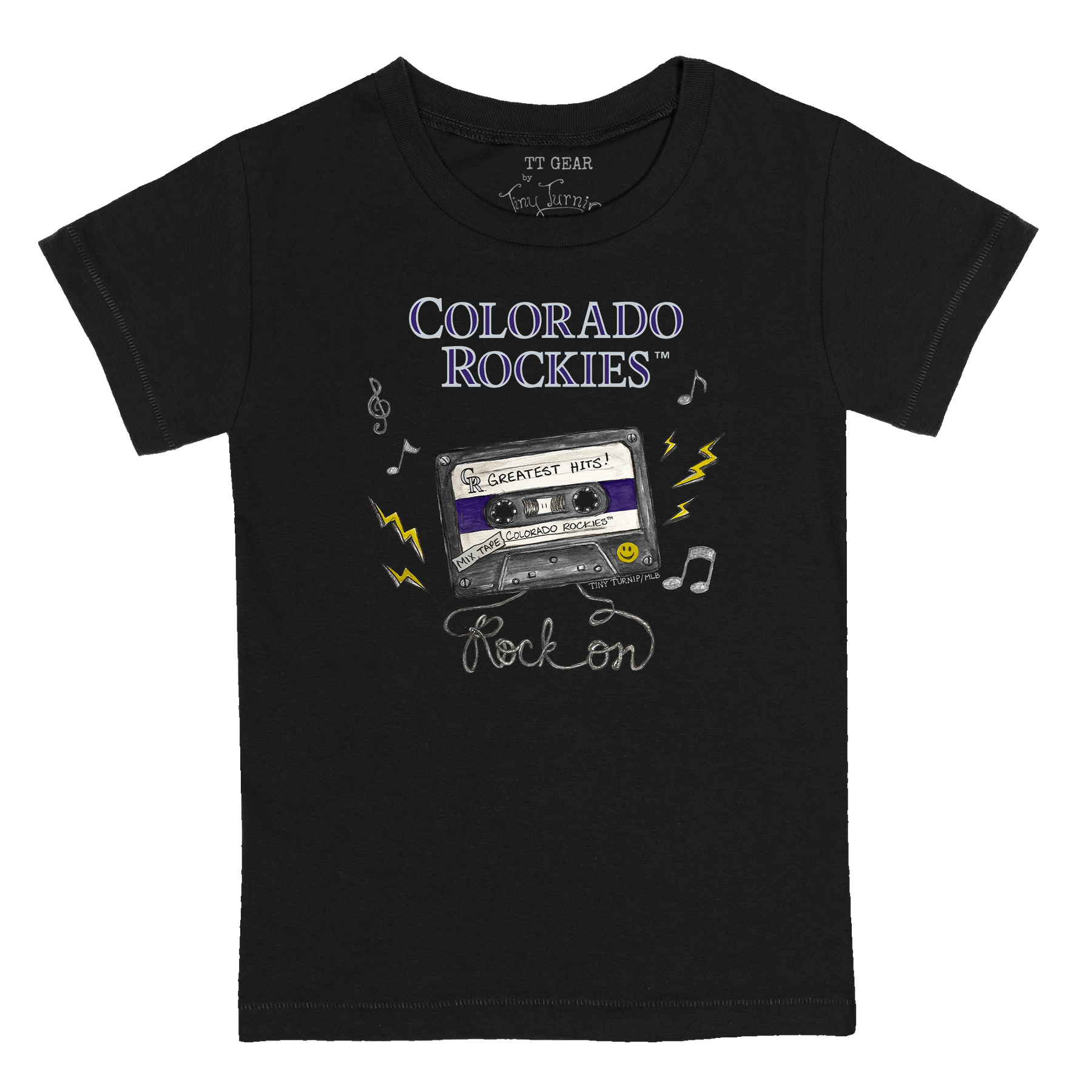 Colorado Rockies Mixtape Kid's Tee Shirt