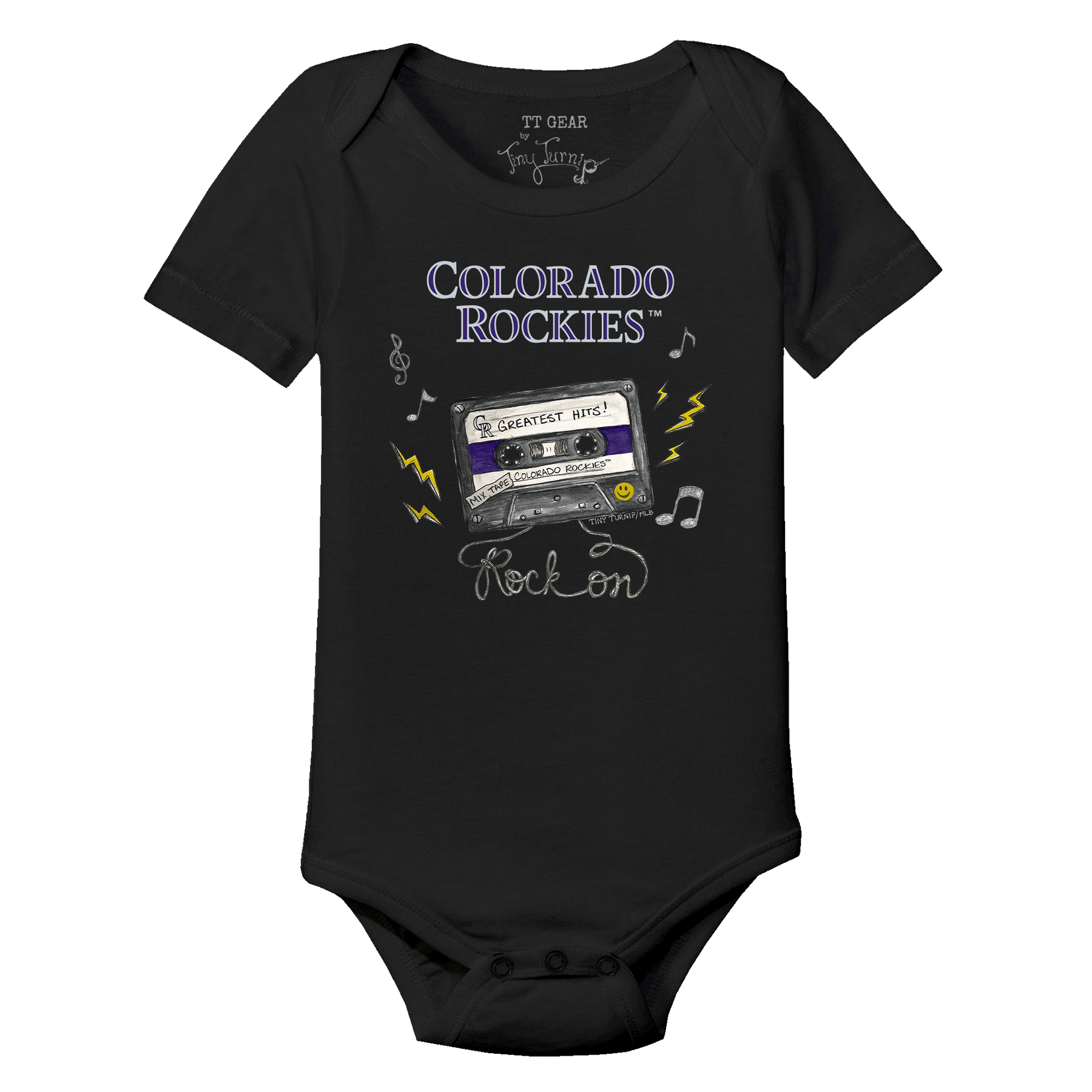 Colorado Rockies Mixtape Short Sleeve Snapper