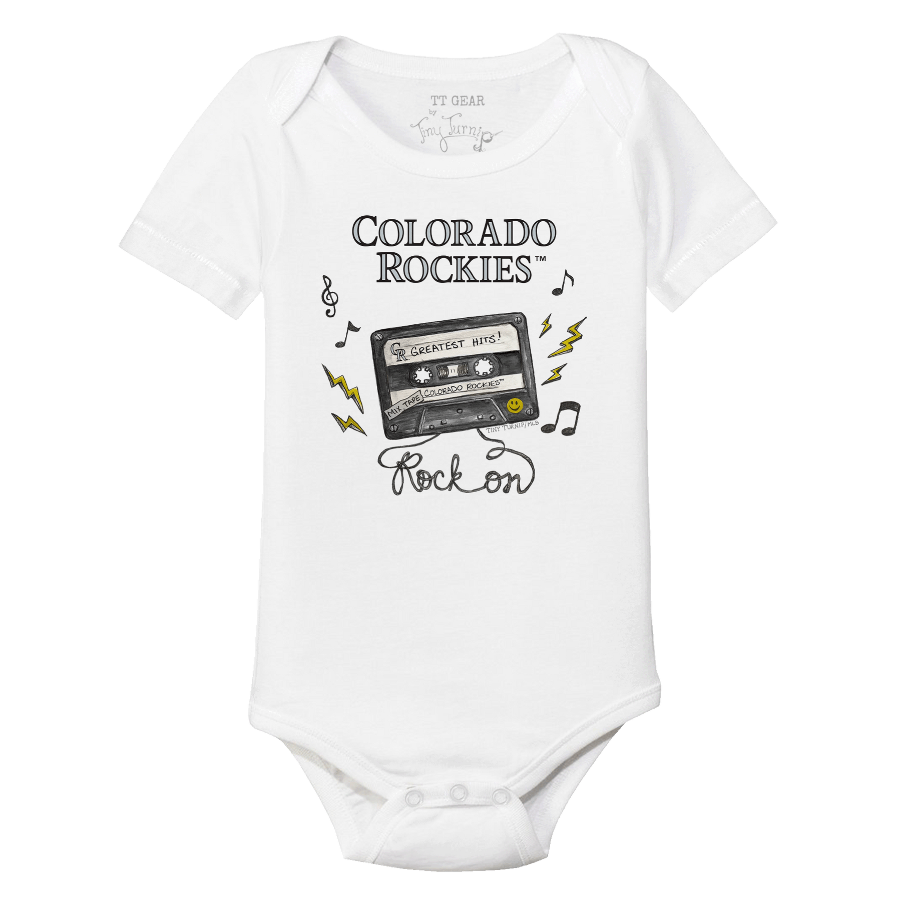 Colorado Rockies Mixtape Short Sleeve Snapper