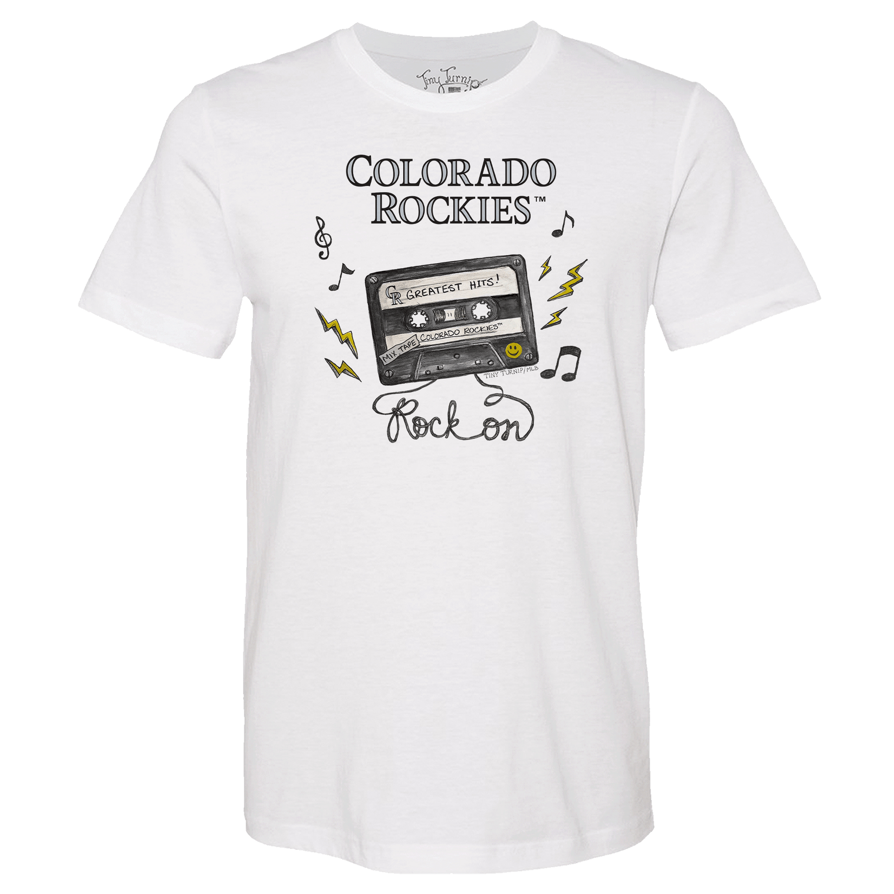 Colorado Rockies Mixtape Unisex Tee Shirt