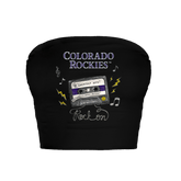Colorado Rockies Mixtape Crop Tube Top