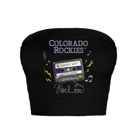 Colorado Rockies Mixtape Crop Tube Top