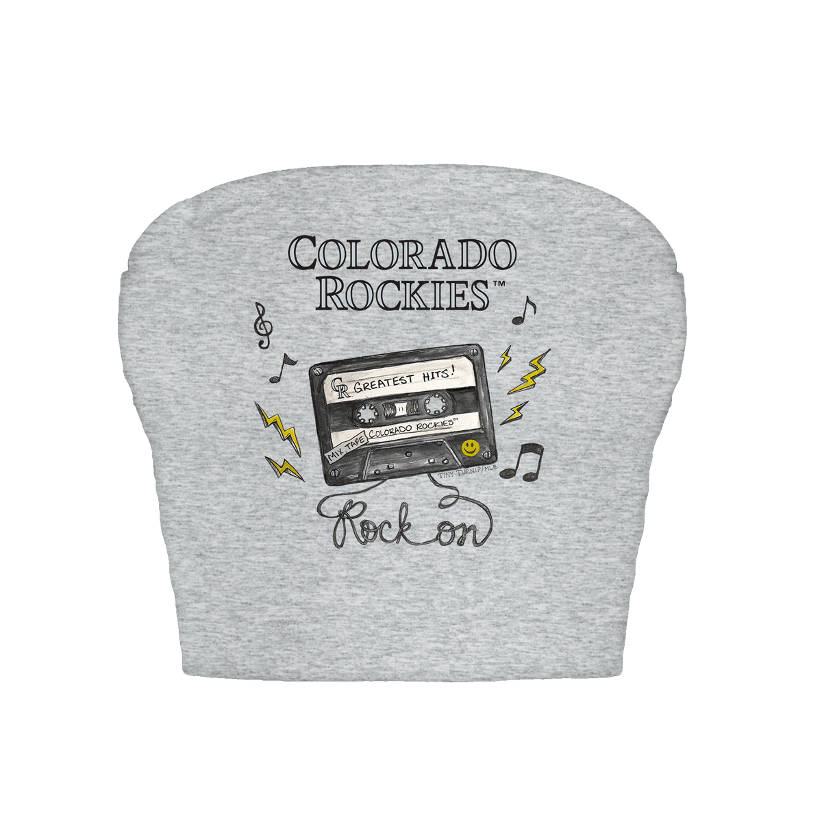 Colorado Rockies Mixtape Crop Tube Top
