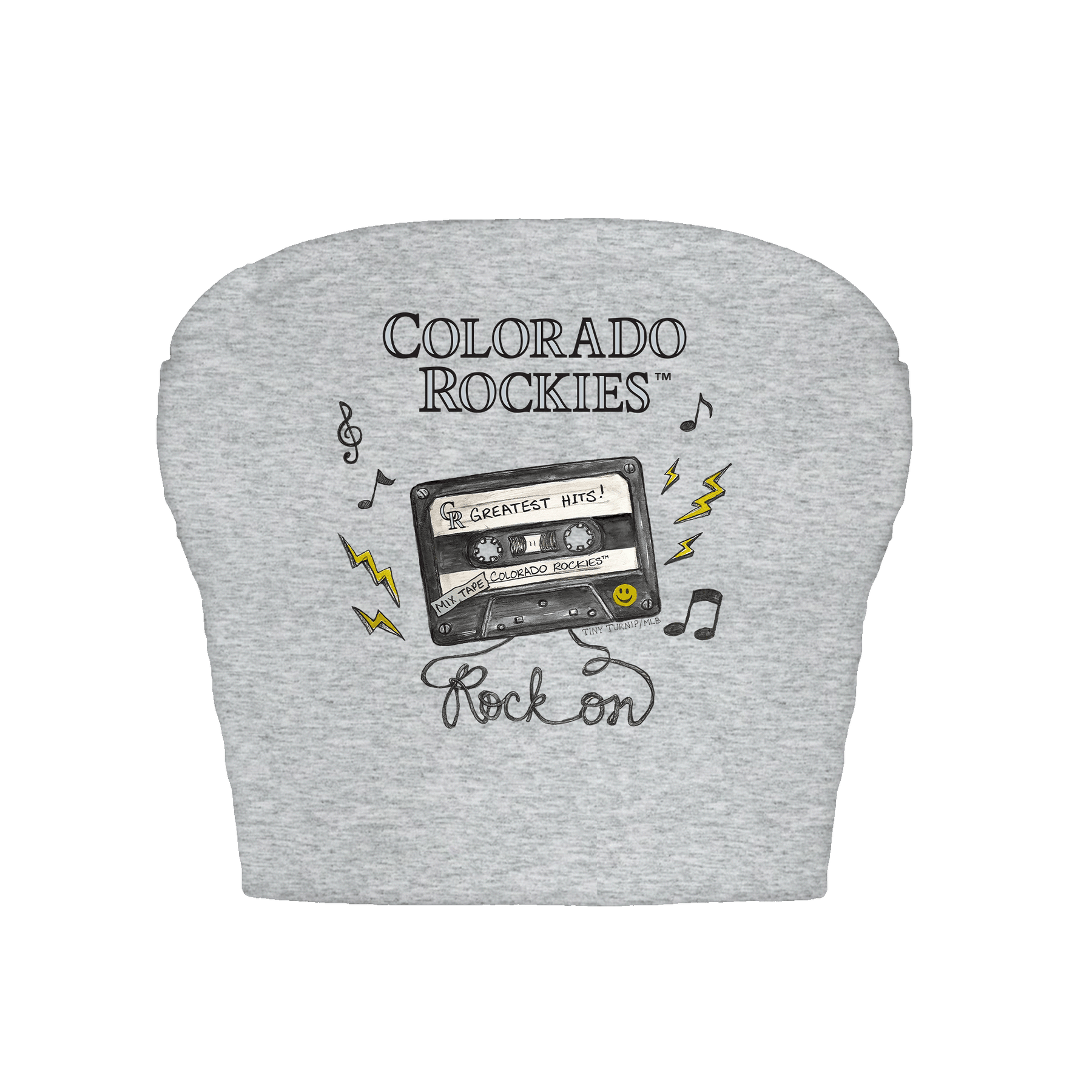 Colorado Rockies Mixtape Crop Tube Top