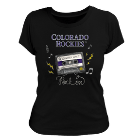 Colorado Rockies Mixtape Women's Tee Shirt