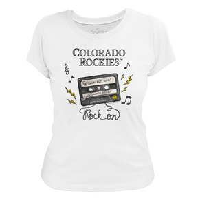 Colorado Rockies Mixtape Women's Tee Shirt