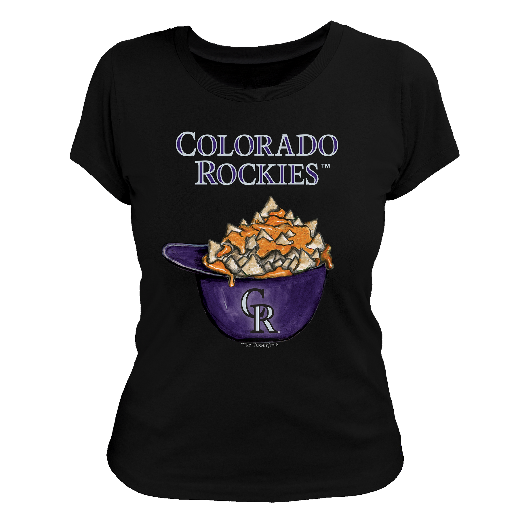Colorado Rockies Nacho Helmet Tee Shirt