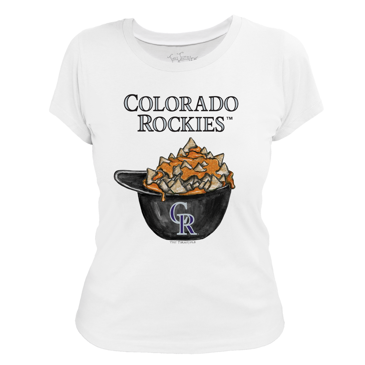 Colorado Rockies Nacho Helmet Tee Shirt