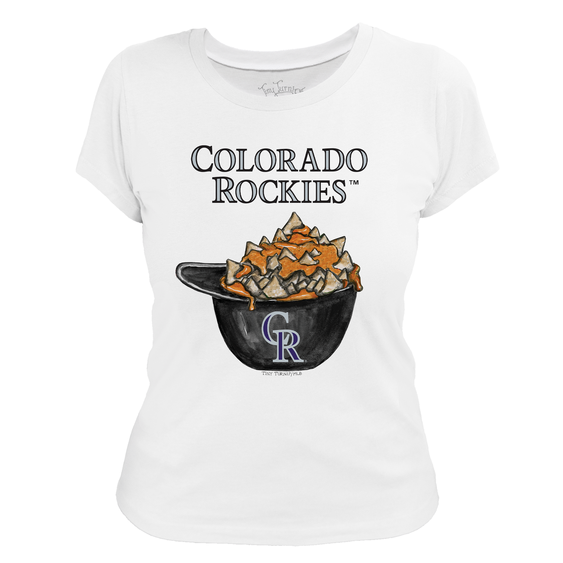 Colorado Rockies Nacho Helmet Tee Shirt