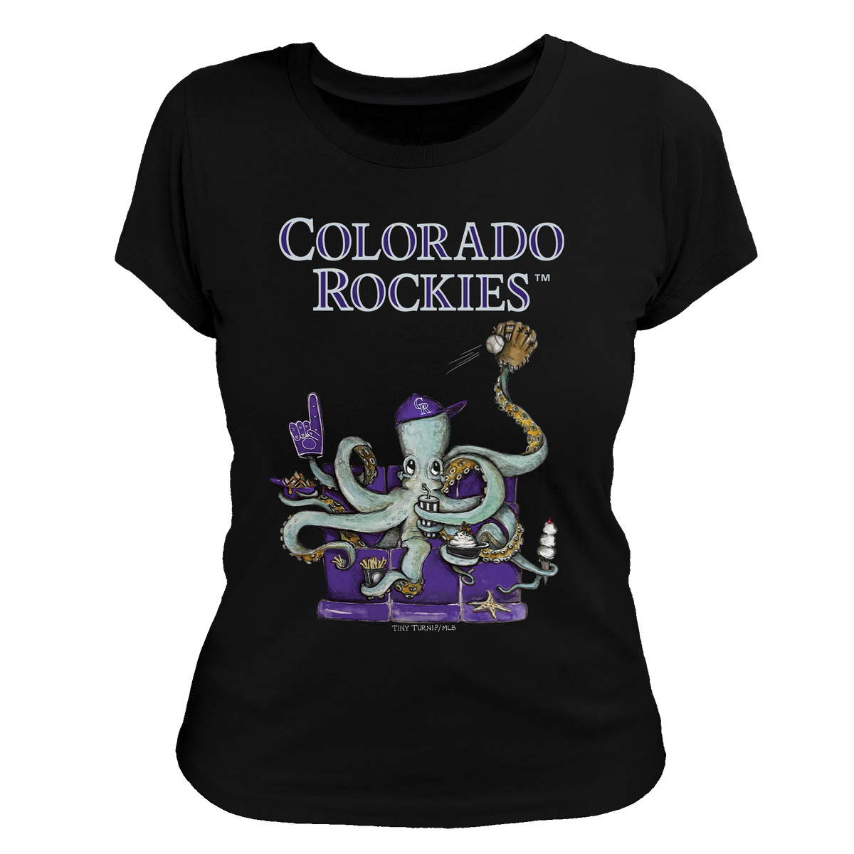 Colorado Rockies Octopus Tee Shirt