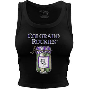 Colorado Rockies Pickle Jar Crop Tank