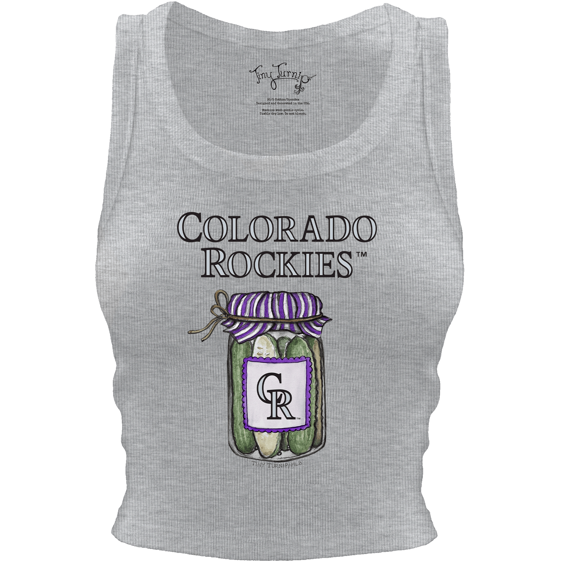 Colorado Rockies Pickle Jar Crop Tank