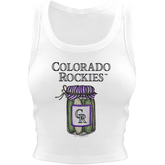 Colorado Rockies Pickle Jar Crop Tank