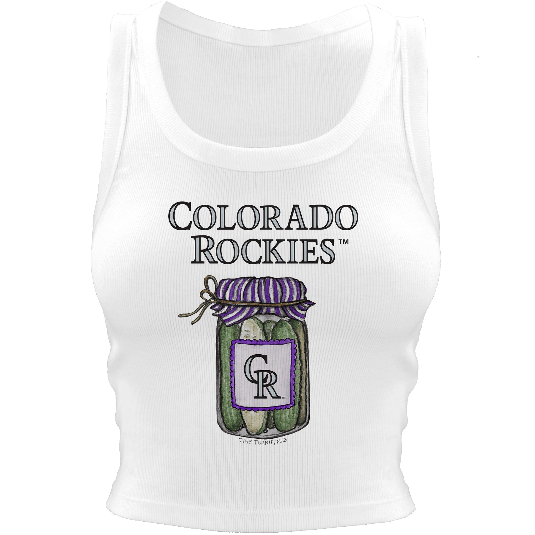 Colorado Rockies Pickle Jar Crop Tank