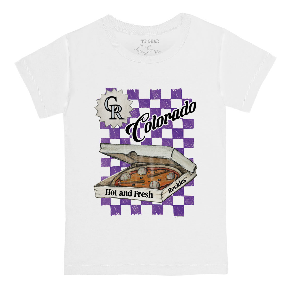 Colorado Rockies Pizza Tee Shirt