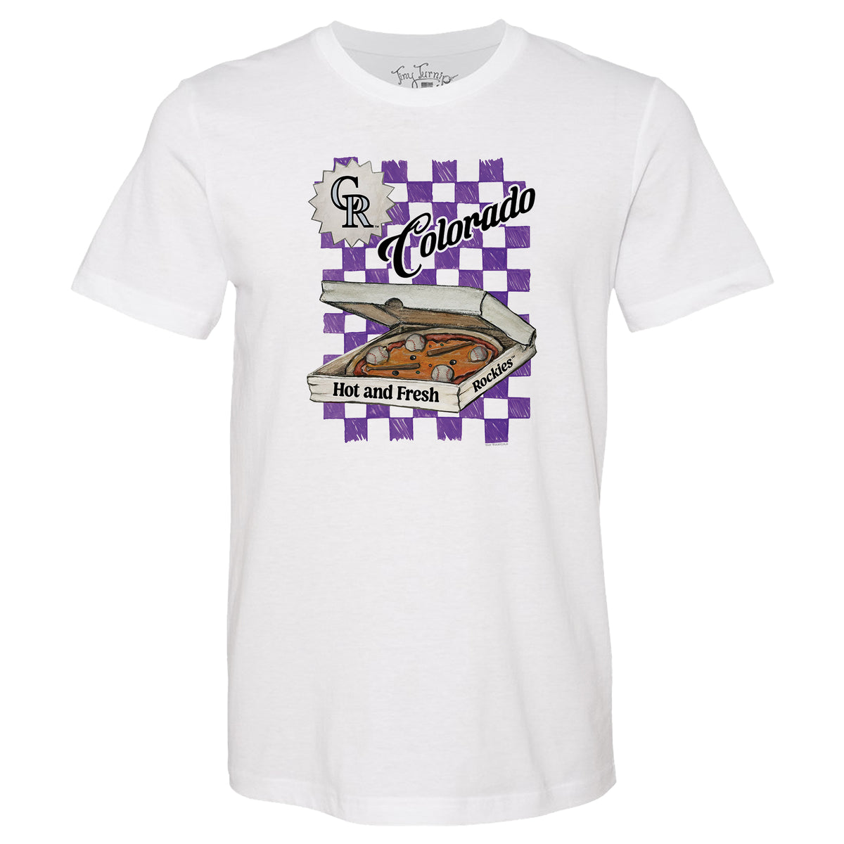 Colorado Rockies Pizza Tee Shirt