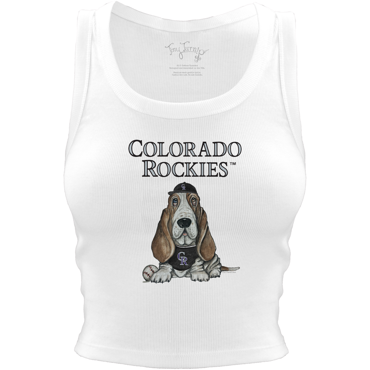 Colorado Rockies Puddy Crop Tank - Tiny Turnip