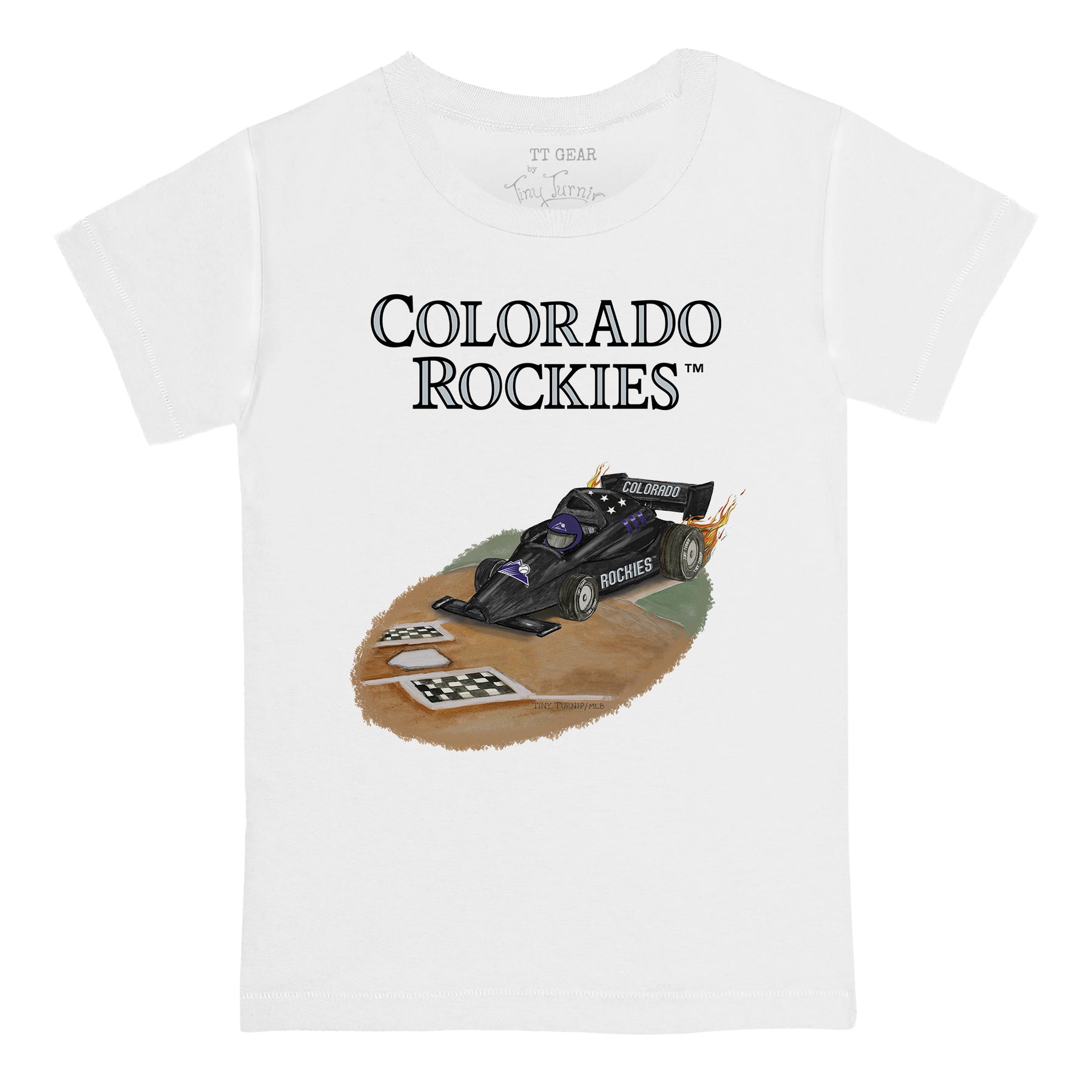 Colorado Rockies Race Car Tee Shirt