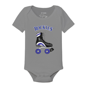 Colorado Rockies Retro Skate Short Sleeve Snapper