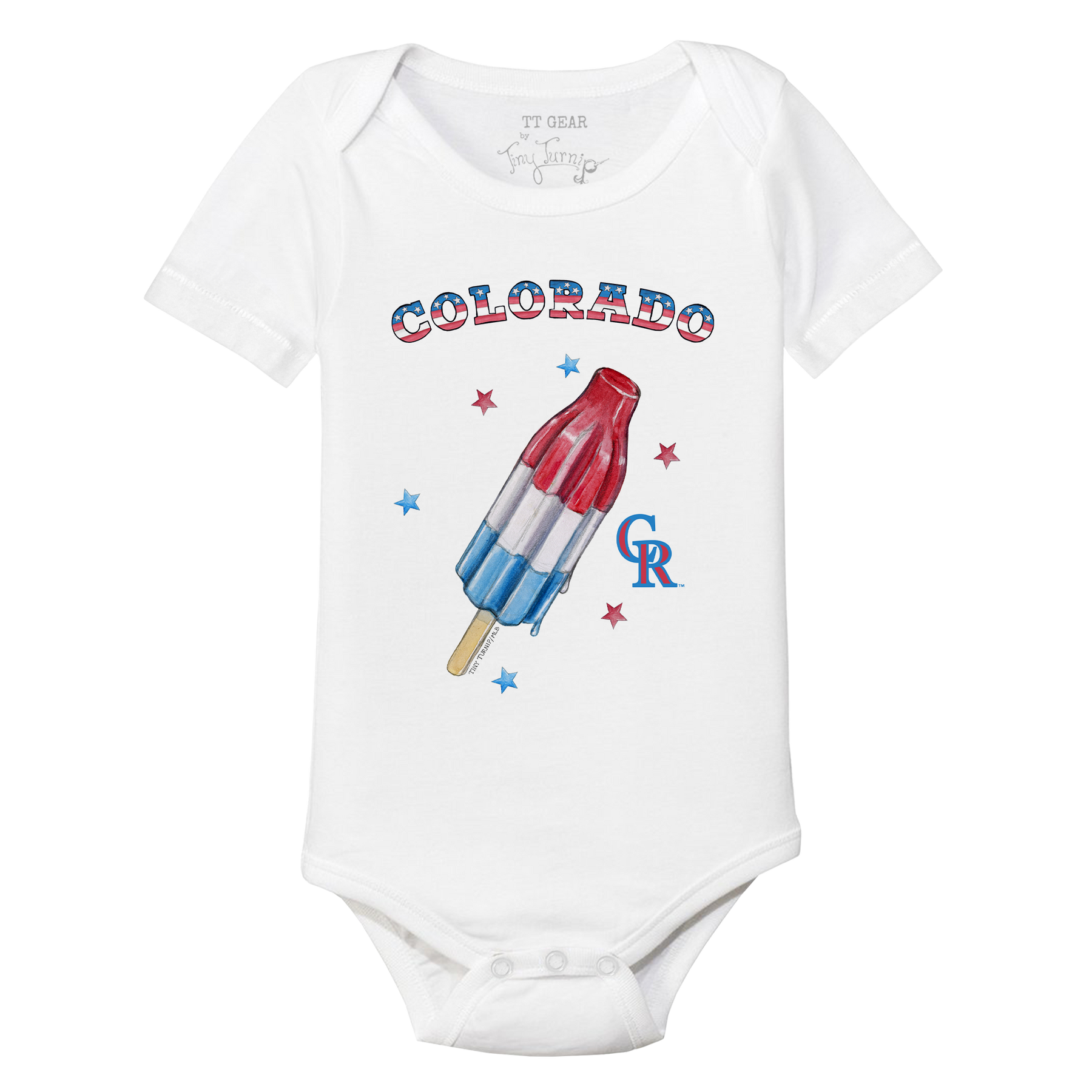 Colorado Rockies Rocket Pop Short Sleeve Snapper