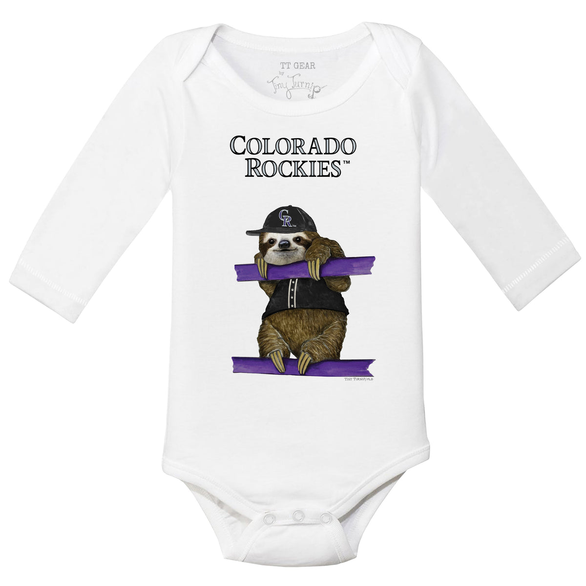 Colorado Rockies Sloth Long Sleeve Snapper