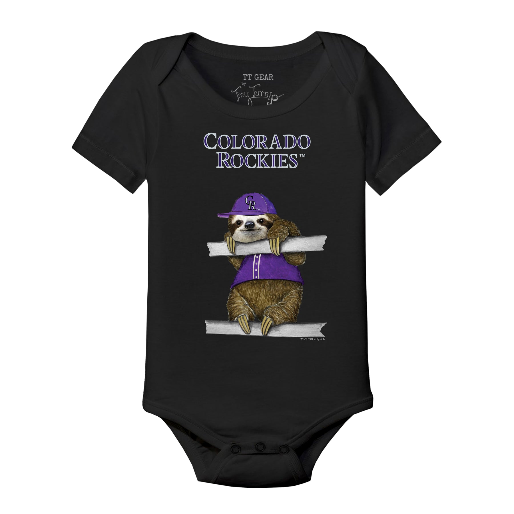 Colorado Rockies Sloth Short Sleeve Snapper