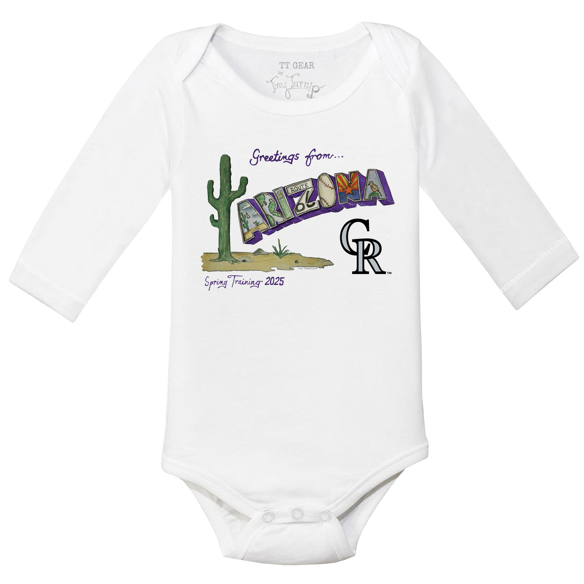 Colorado Rockies Spring Training 2025 Long Sleeve Snapper