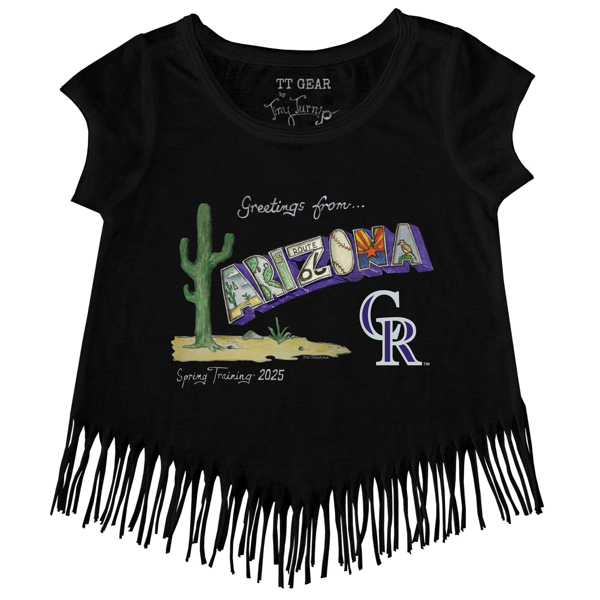 Colorado Rockies Spring Training 2025 Fringe Tee