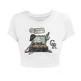 Colorado Rockies Spring Training 2026 Riley Crop Tee - Tiny Turnip