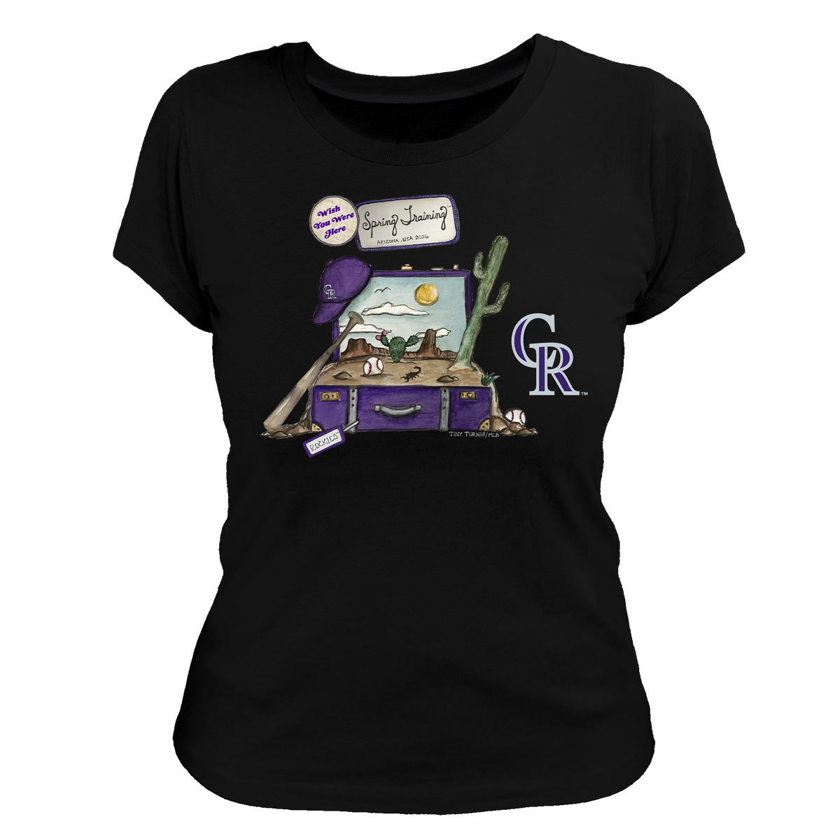 Colorado Rockies Spring Training 2026 Women's Tee Shirt