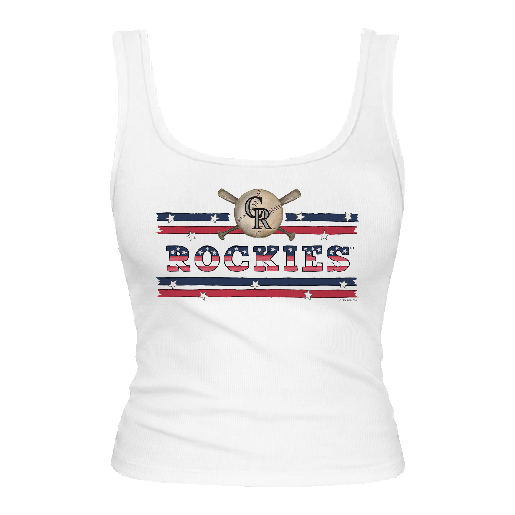 Colorado Rockies Stars and Stripes Emmy Tank
